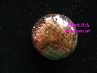 天然綠幽靈吊墜