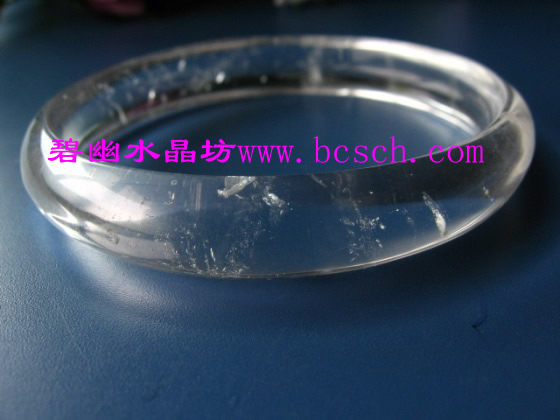 天然白水晶手鐲