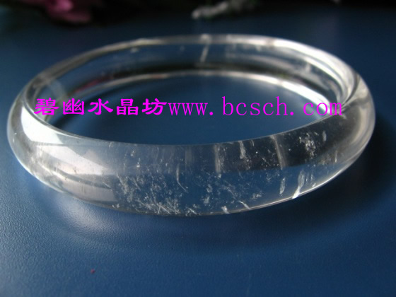 天然白水晶手鐲