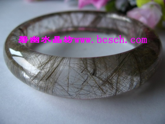 天然魔發(fā)水晶手鐲