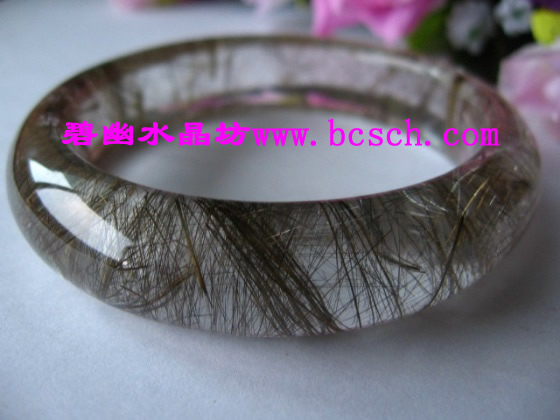 天然魔發(fā)水晶手鐲