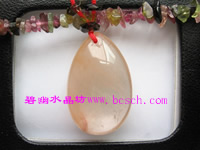 天然水晶紅發(fā)晶