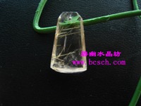 天然鈦發(fā)晶吊墜