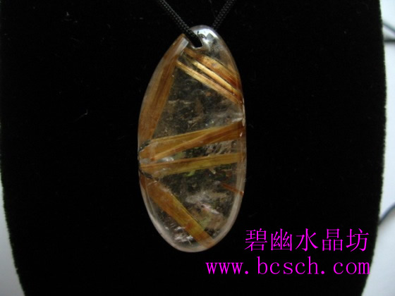 天然鈦晶吊墜