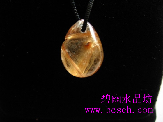 天然鈦晶吊墜